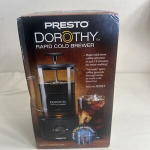 NIB Presto Dorothy Rapid Cold Brewer Coffee Maker Electric Iced Machine 02937